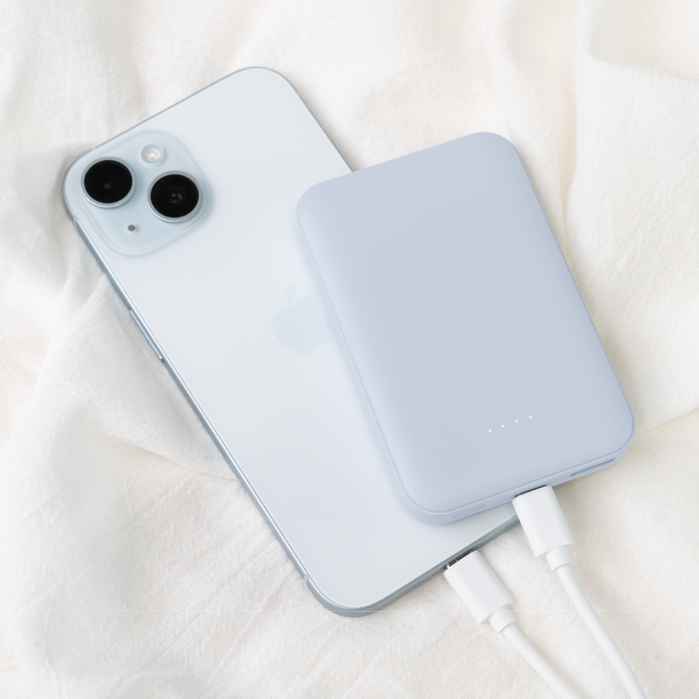 発火リスクを抑えたモバイルバッテリー「MOEZ」 5000mAh 半固体