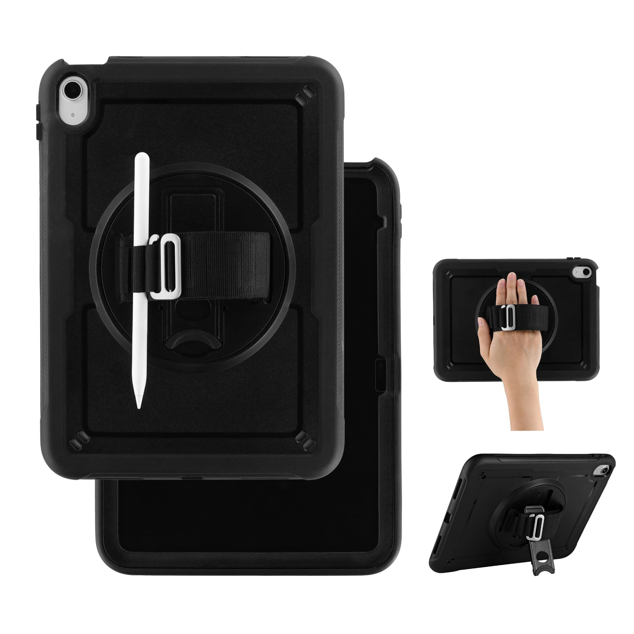 iPad 11inch (A16)/iPad 10.9inch (第10世代)】縦横スタンド可能 360度